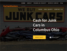 Tablet Screenshot of paytop4clunkers.com